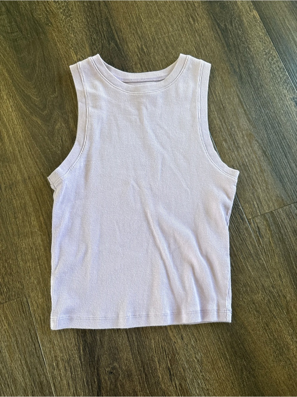 Hollister Lavender Ribbed Tank Top